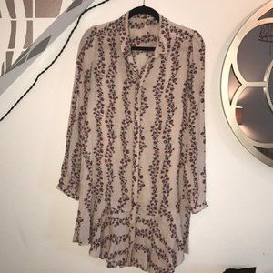 Free People feminine shirt dress